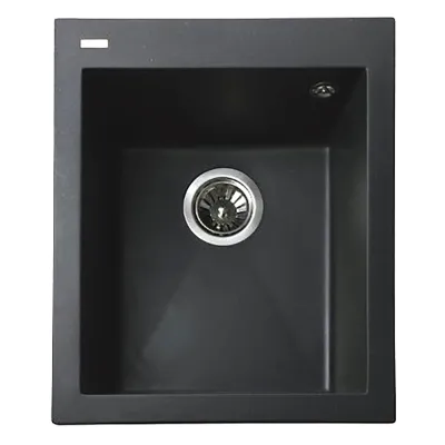 Гранітна мийка Globus Lux LAMA 410х500-А0002, чорний
